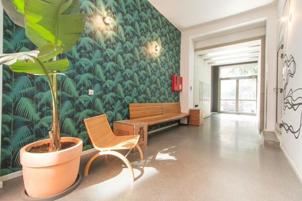 F-Hain: voll möbliertes LUXUS Apartment - 37 m² befristet für max. 12 Monate per SOFORT zu VERMIETEN - Photo 1