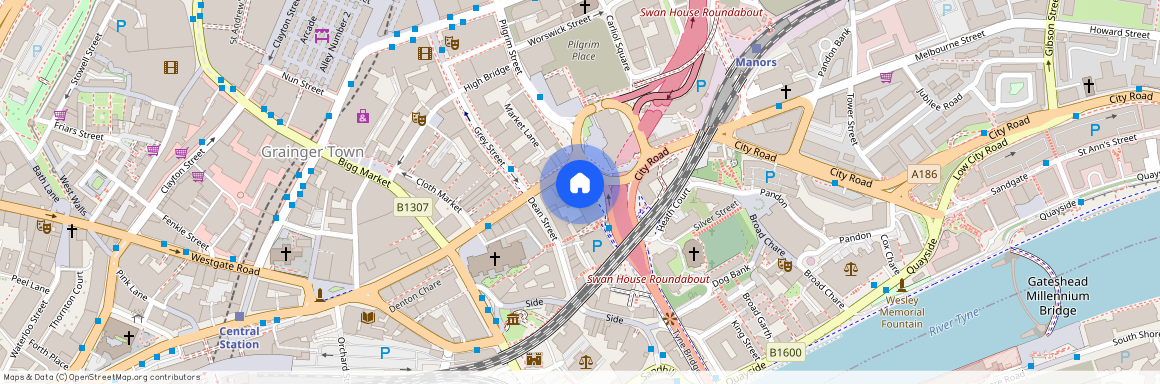 Penthouse, 55 Degrees North, City Centre, NE1