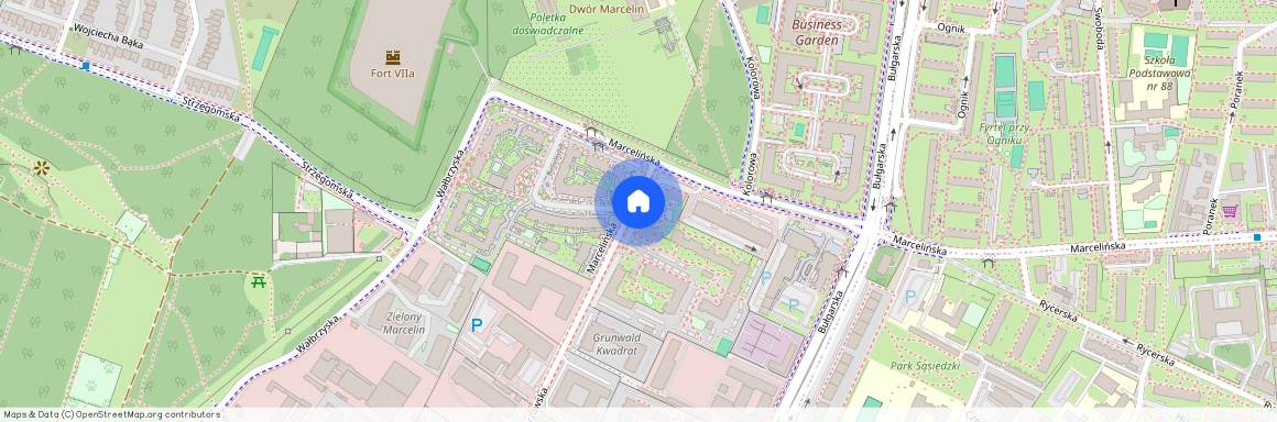 ul. Marcelińska, Marcelin, Grunwald, Poznań, wielkopolskie