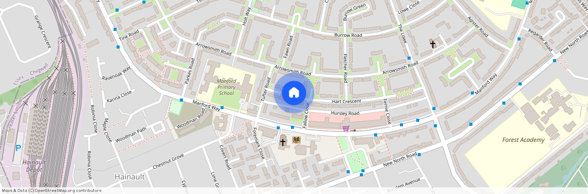 Hind Close, Hainault Chigwell, Essex, IG7