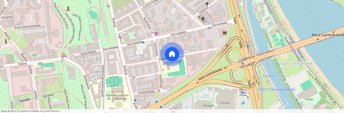 ul. Fabryczna, Solec, Śródmieście, Warszawa, mazowieckie