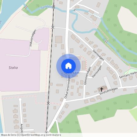 Oskarströmsvägen, Sennan