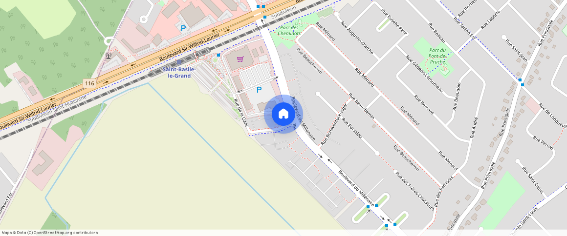 ** Rue de la Gare, Saint-Basile-le-Grand, Saint-Basile-le-Grand, Montérégie, J3N 1J2