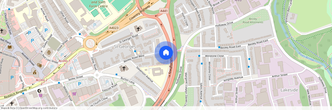 Temple Close, Redditch, Worcestershire