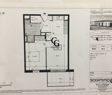 Location Appartement 2 pièces 42m² ST SEBASTIEN SUR LOIRE 44230 - Photo 4