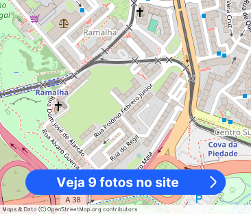 Suite completa com varanda Transportes WIFI Centro Almada - Foto 1