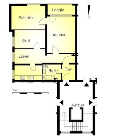 Familienwohnung in Baumheide mit drei Zimmern - "Freie Scholle eG" - Foto 3