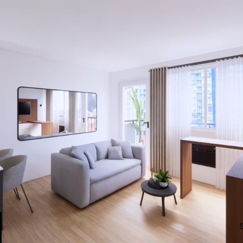 Appartement 1 Ch Intelligent - Montréal Centre, Tout Meublé - Photo 1