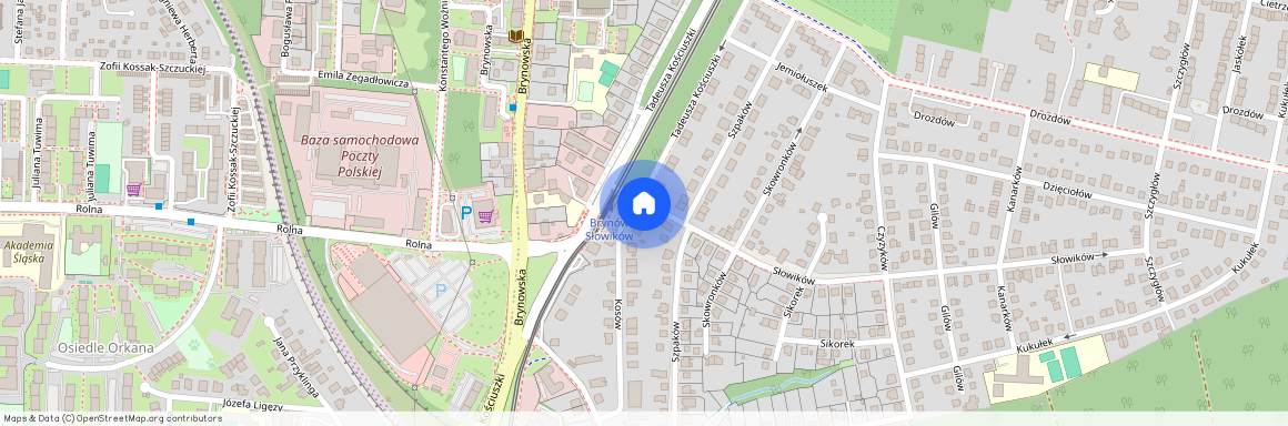 ul. Szybowcowa, Brynów-Osiedle Zgrzebnioka, Katowice, śląskie