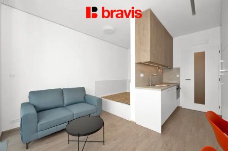 Pronájem kompletně zařízeného ateliéru 1+kk, Palác Trnitá, ul. Trnitá, s balkonem a možností garážového stání - Photo 2