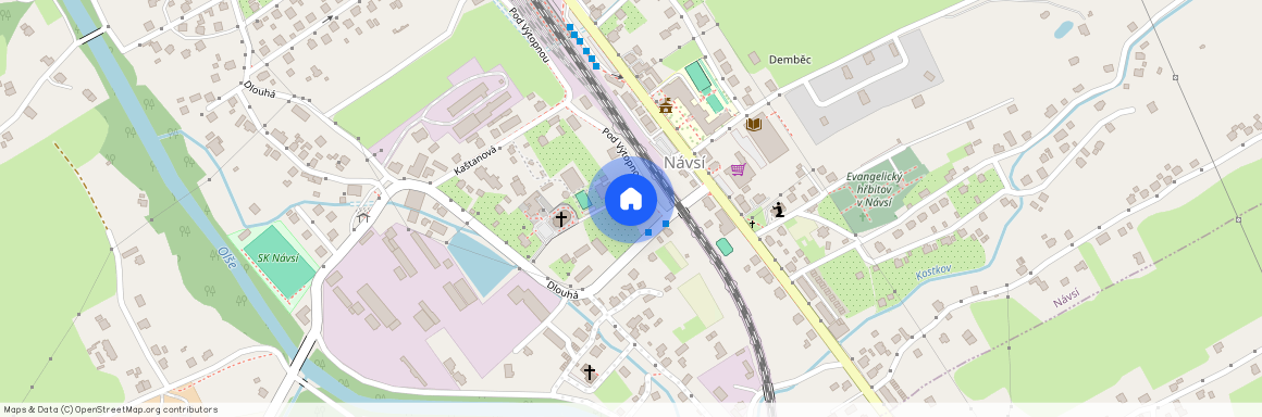 Pod Výtopnou 993, Návsí