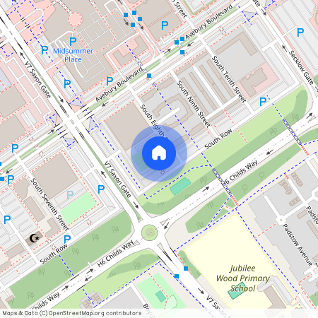 South Eighth Street, Milton Keynes, Buckinghamshire, MK9