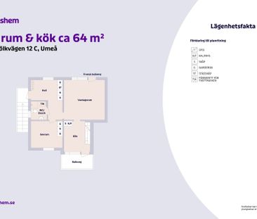 Mjölkvägen 10 E, Umeå - Photo 3