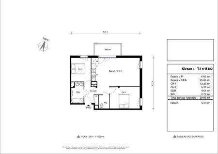 Location Appartement 3 pièces 59m² NIMES 30000 - Photo 4