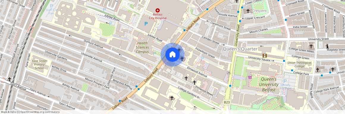 Apartment 3, 7 Elmwood Avenue, Lisburn Road, Belfast, BT9 6AZ