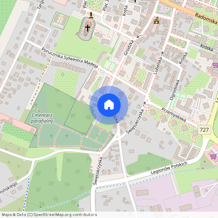 ul. Grodzka, Przysucha, Przysucha, przysuski, mazowieckie