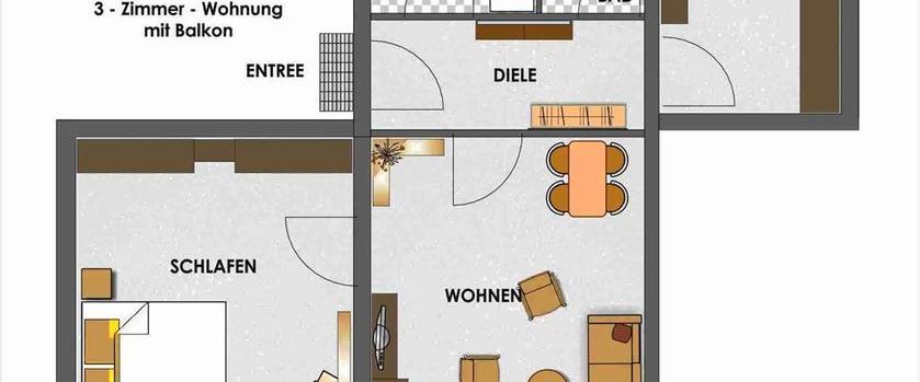 Einziehen und Wohlfühlen - Wohnung mit Balkon & Tageslichtbad... - Photo 1