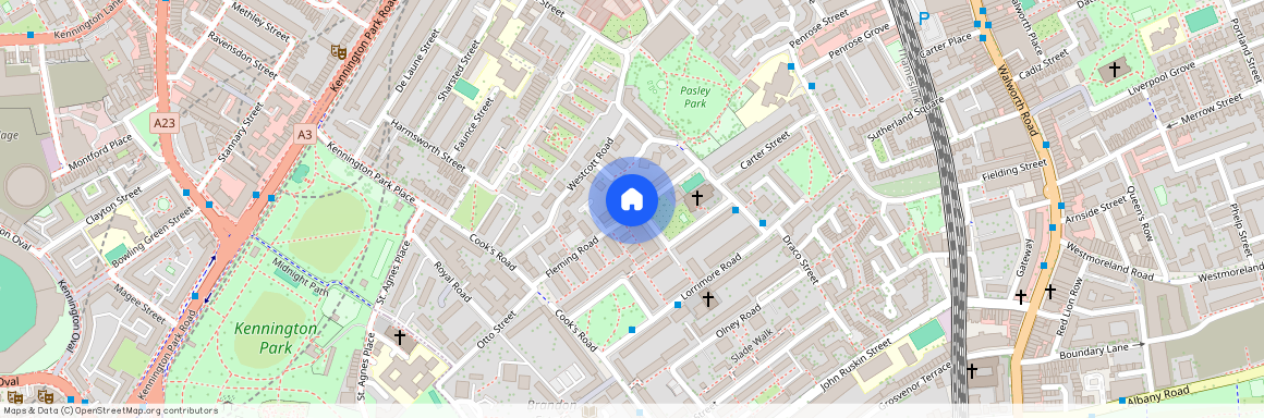 Lorrimore Square, Kennington, London, SE17