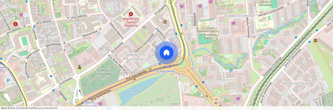 ul. Przy Kaszowniku, Mokre, Toruń, kujawsko-pomorskie