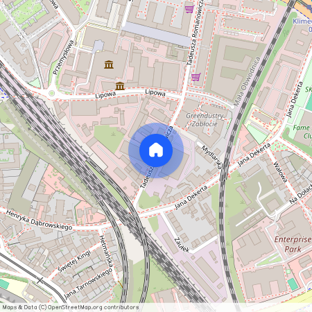 ul. Tadeusza Romanowicza, Zabłocie, Podgórze, Kraków, małopolskie