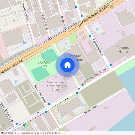 google map, Old Toronto, Old Toronto, Toronto, M4M 2G1