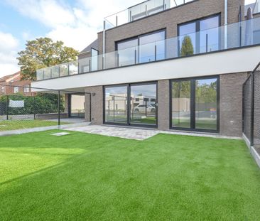 Nieuwbouw gelijkvloers appartement te huur met één slaapkamer en tuin. - Photo 3