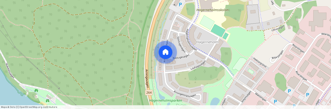 Arningetorpsvägen, Täby