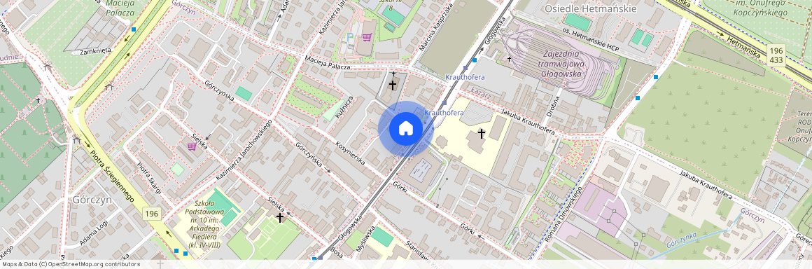 ul. Głogowska, Górczyn, Grunwald, Poznań, wielkopolskie