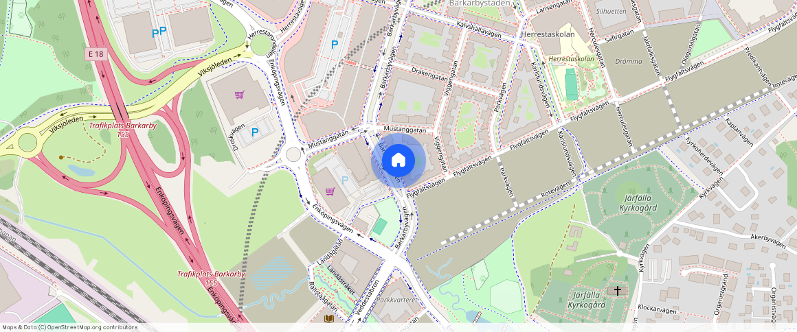 Barkarbyvägen 16A, Barkarbystaden