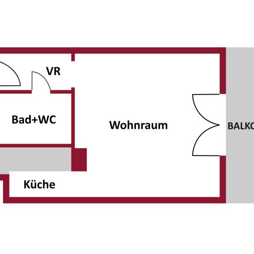 IM HERZEN VON NUSSDORF: Single Apartment mit Balkon I Erstbezug nach Renovierung I Heurigennähe I Nussdorfer Weinberge - Photo 1