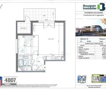 Location appartement 2 pièces 48.73 m² à Thonon-les-Bains (74200) - Photo 6