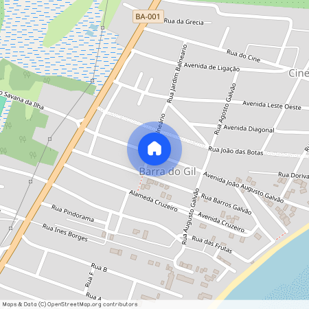 Rua Barros Galvão, Barra do Gil, Vera Cruz - BA, 44470-000, Brazil