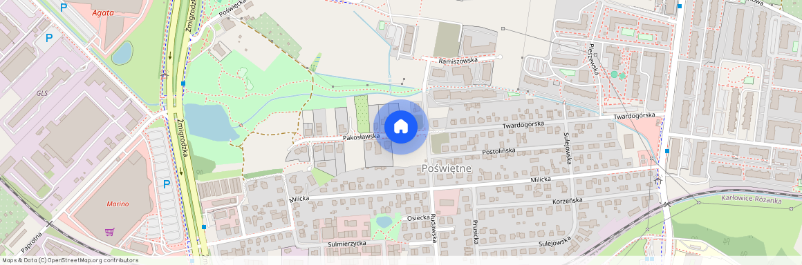 ul. Pakosławska, Poświętne, Psie Pole, Wrocław, dolnośląskie