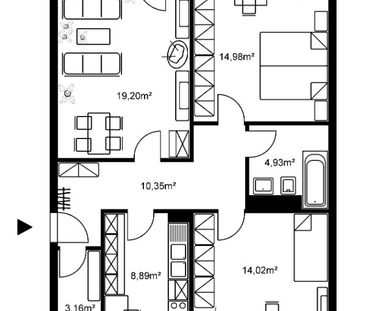 Helle 3-Zimmerwohnung sucht nette Bewohner! - Foto 5