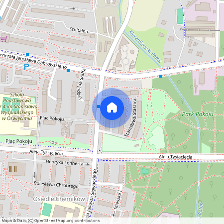 ul. ks. Stanisława Staszica, Oświęcim, oświęcimski, małopolskie