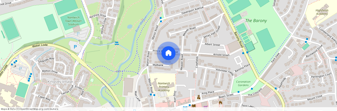 Prince Edward Street, Prince Edward Street, CW5 5NR