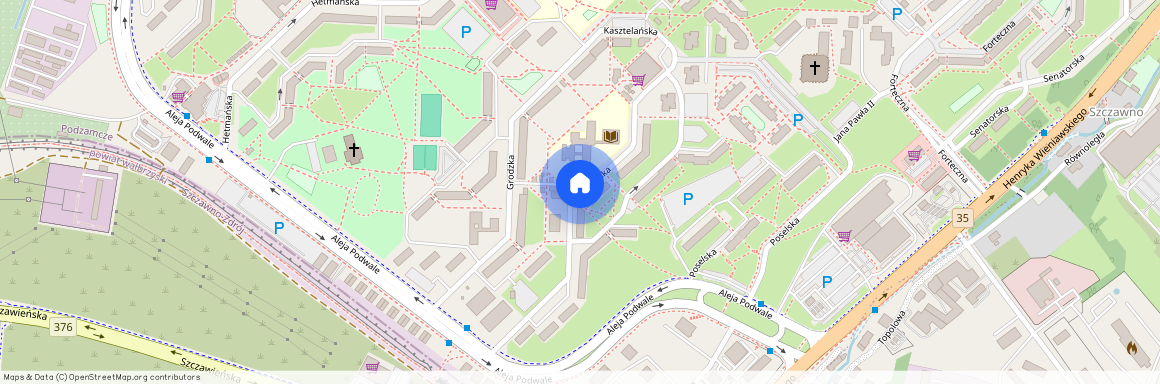 Podzamcze, ul. Kasztelańska, Wałbrzych