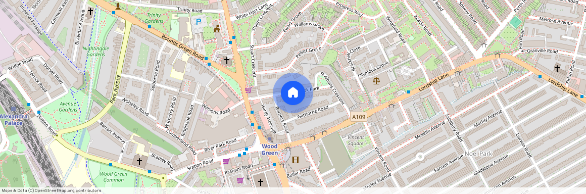 Cranbrook Park, Wood Green, London N22