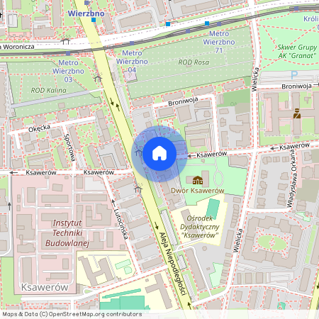 Ksawerów, Mokotów, Warszawa, mazowieckie