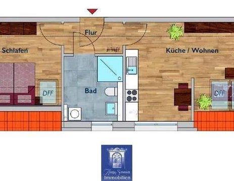 Erstbezug! Modern sanierte 2-Zimmerwohnung unterm Dach sucht perfekten Mieter! - Foto 1