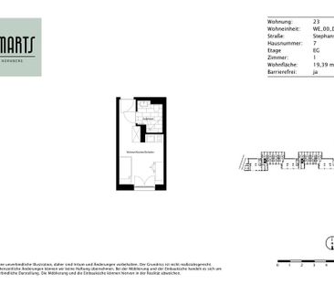 Möbliertes Studioapartment im SMARTS! - Foto 3