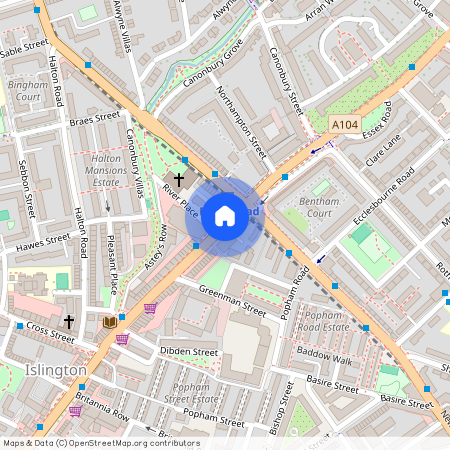 Melville Place, Essex Road, N1