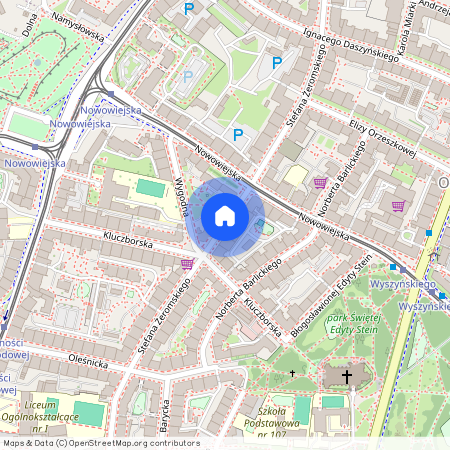 ul. Stefana Żeromskiego, Ołbin, Śródmieście, Wrocław, dolnośląskie