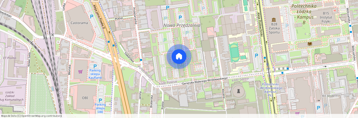 ul. Walerego Wróblewskiego, Politechniczna, Polesie, Łódź, łódzkie