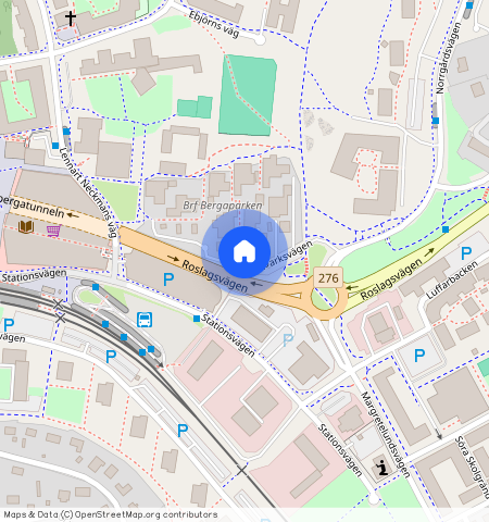 Bergaparksvägen, Åkersberga