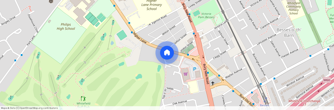 Higher Lane, Whitefield, Manchester, M45