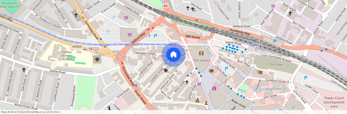 Cardigan Street, Town Centre, Luton, Bedfordshire, LU1