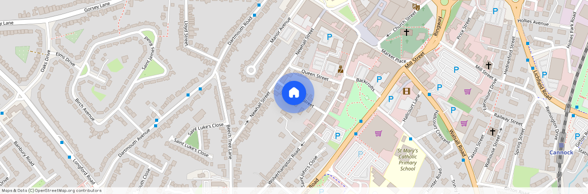 Victoria Street, Cannock, WS11