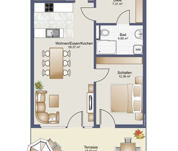 Attraktive 2-Zimmer-Wohnung in Lustenau - Photo 5