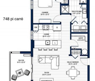 Logement 3 1/2 à louer, cession de Bail. Saint-Romuald, Lévis - Photo 3